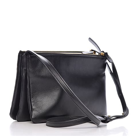 celine trio mini price|CELINE Lambskin Small Trio Crossbody Bag Black.